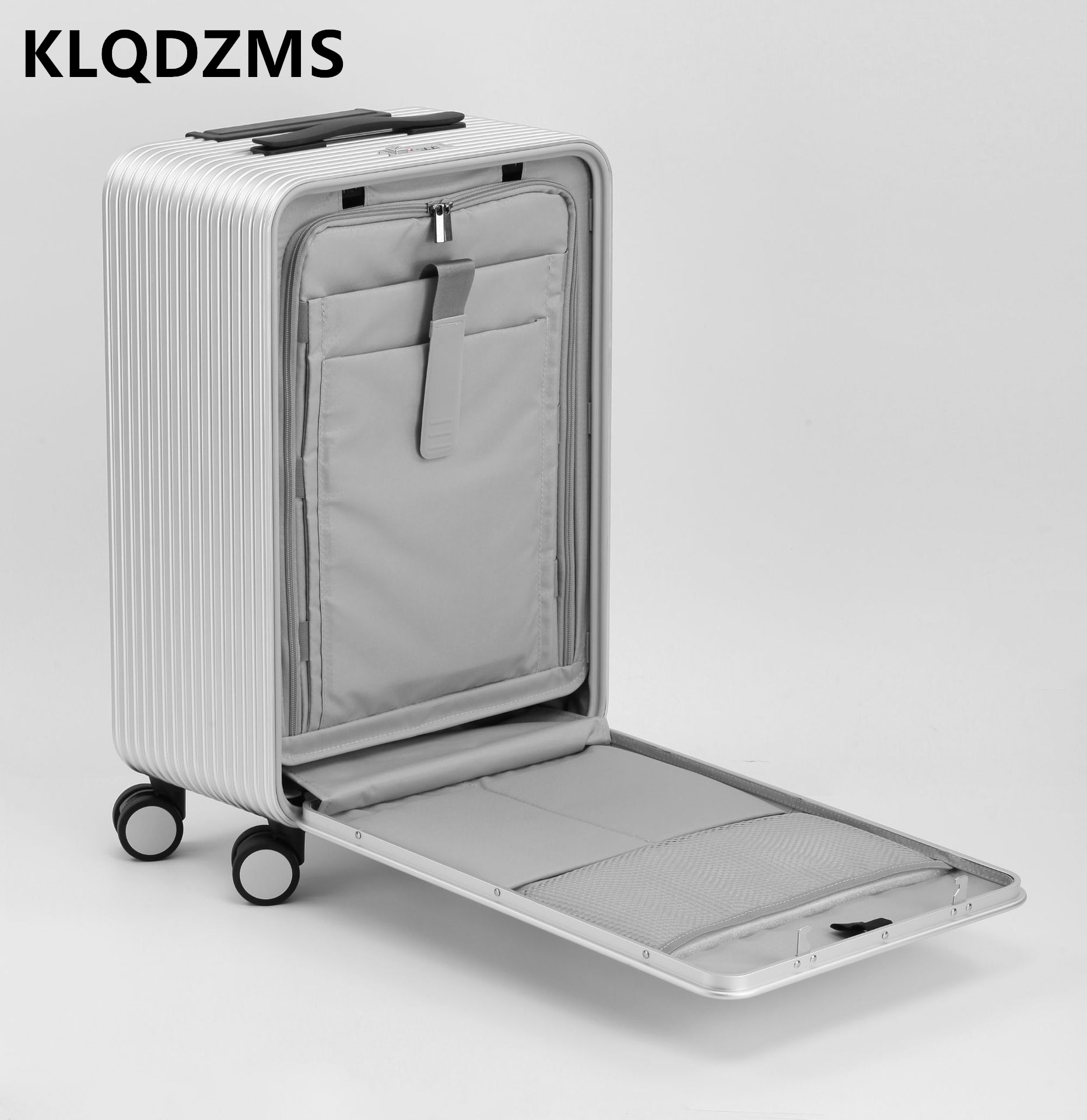 KLQDZMS Luggage All Aluminum M - Front Opening Laptop Luggage 24 Inch recension och pris