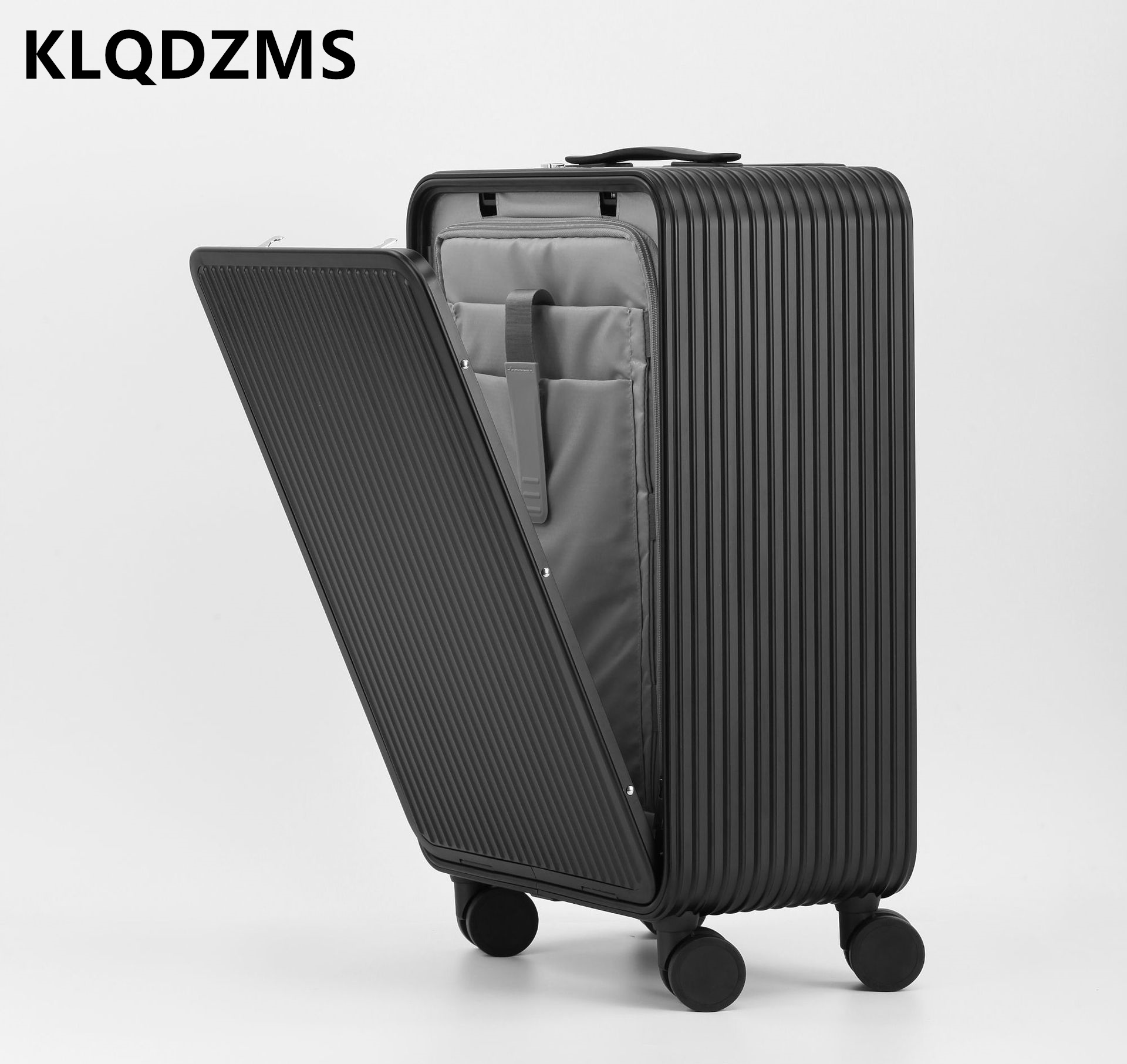 KLQDZMS Luggage All Aluminum M - Front Opening Laptop Luggage 24 Inch recension och pris