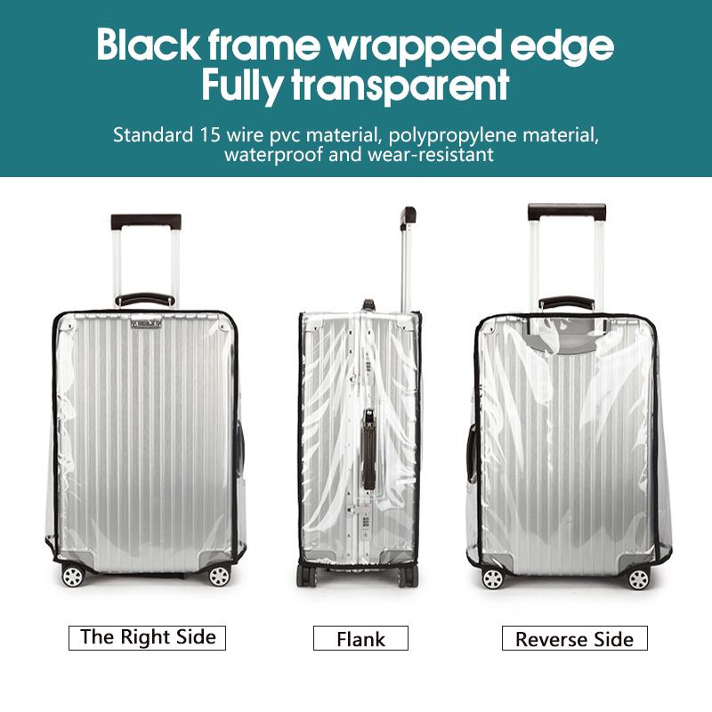 Hot Sale Travel Transparent Lu - Luggage Protective Cover Transparent recension och pris