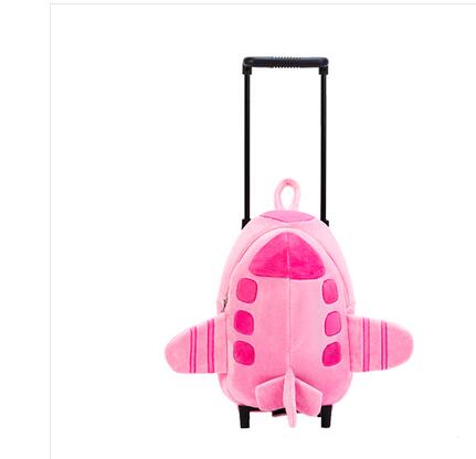 kid Rolling backpack for Schoo - Foldable Rolling Luggage Bag recension och pris