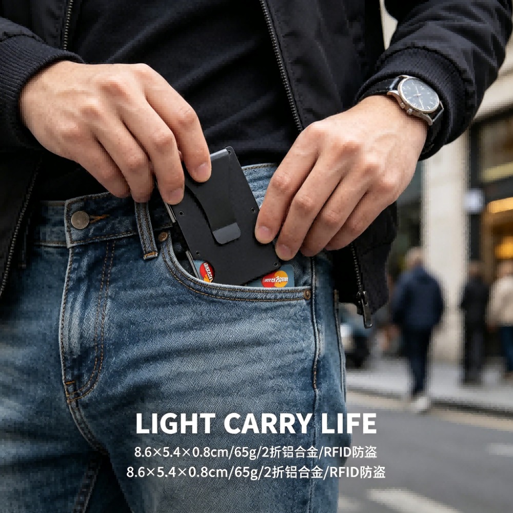 Aluminum Alloy Rfid Blocking C - Wallets recension och pris
