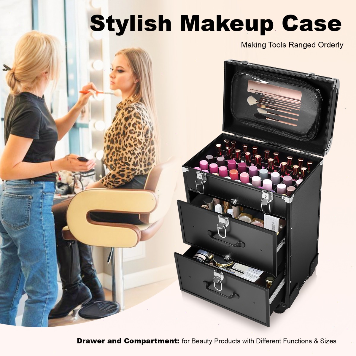 Professional Makeup Train Case - Backpacks recension och pris