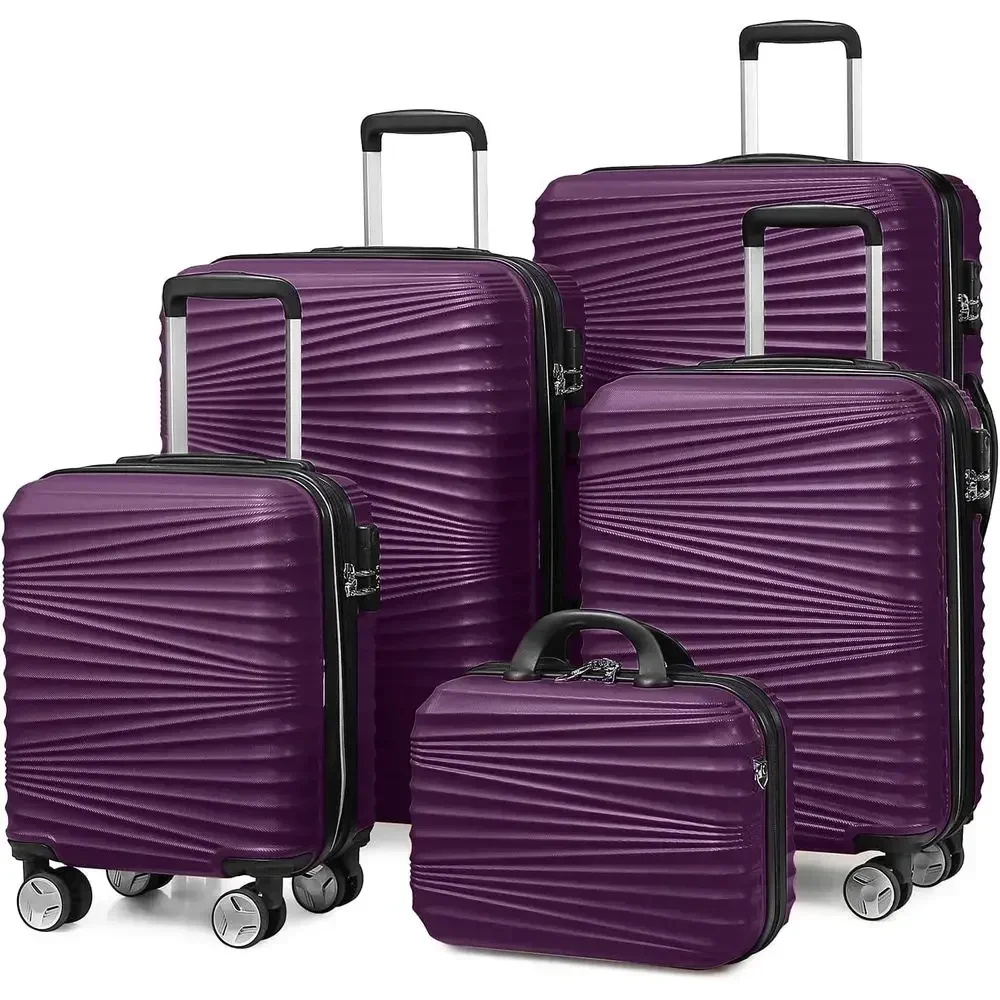 5-Piece Hard Shell Expandable  - Expandable Hard Shell Luggage Set recension och pris
