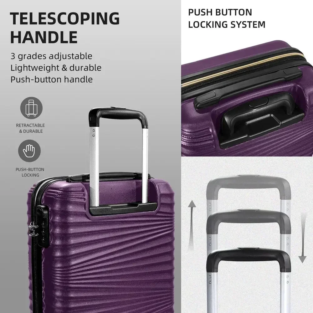 5-Piece Hard Shell Expandable  - Expandable Hard Shell Luggage Set recension och pris