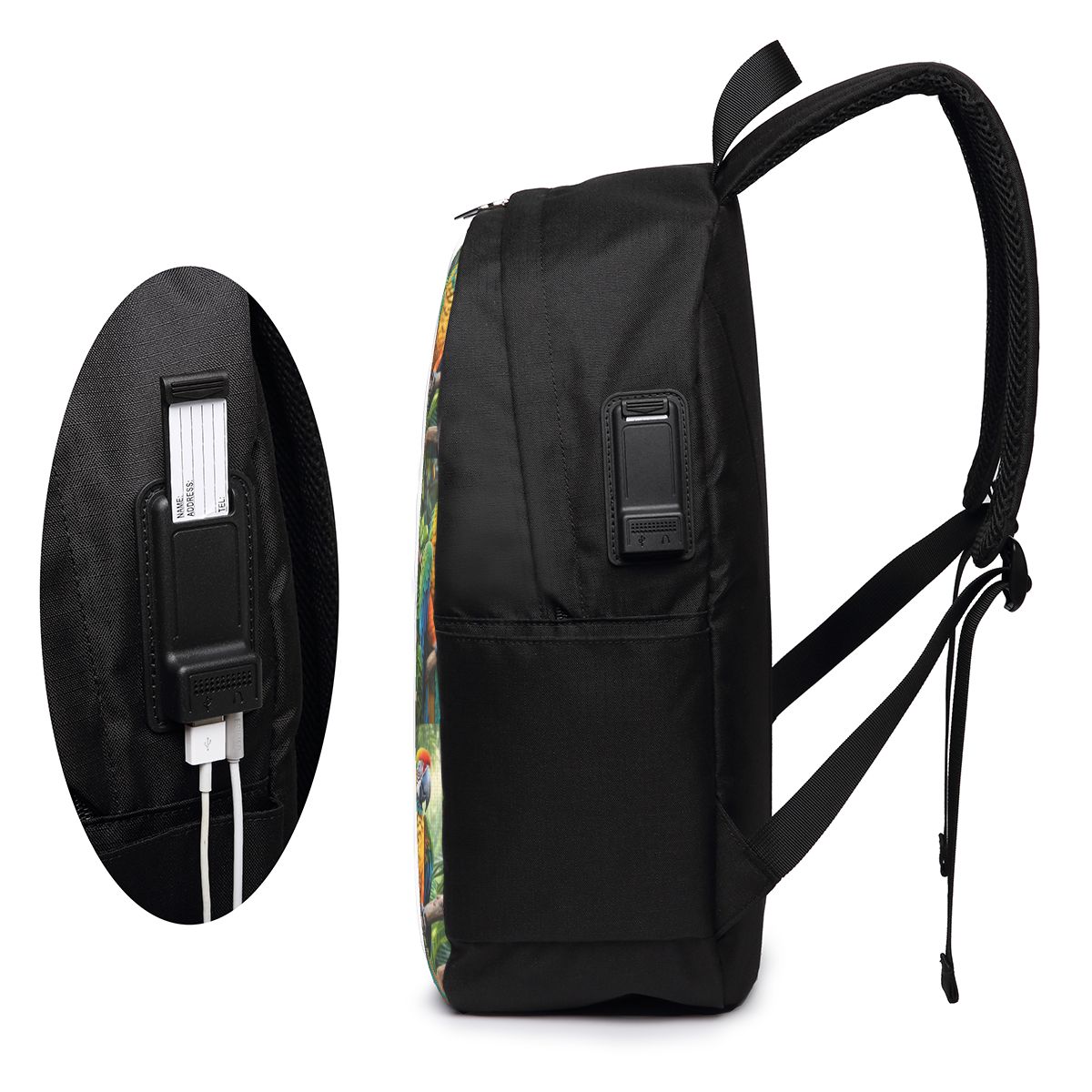 Cute Macaw Parrots Backpack Tr - Travel Bags recension och pris