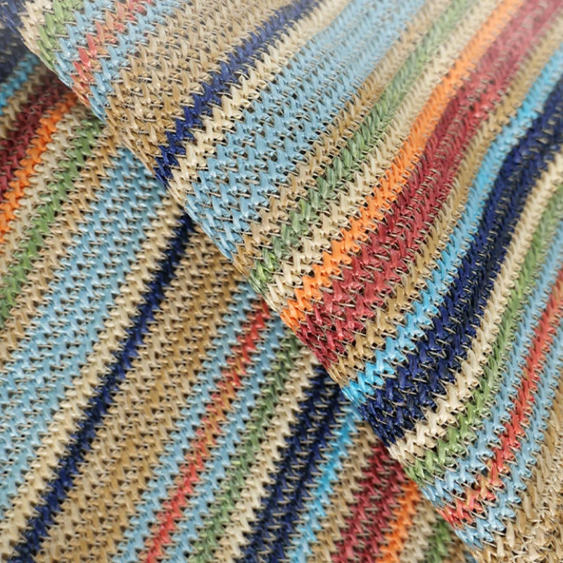 1yard Colorful Strip Pp Straw  - Handbags recension och pris
