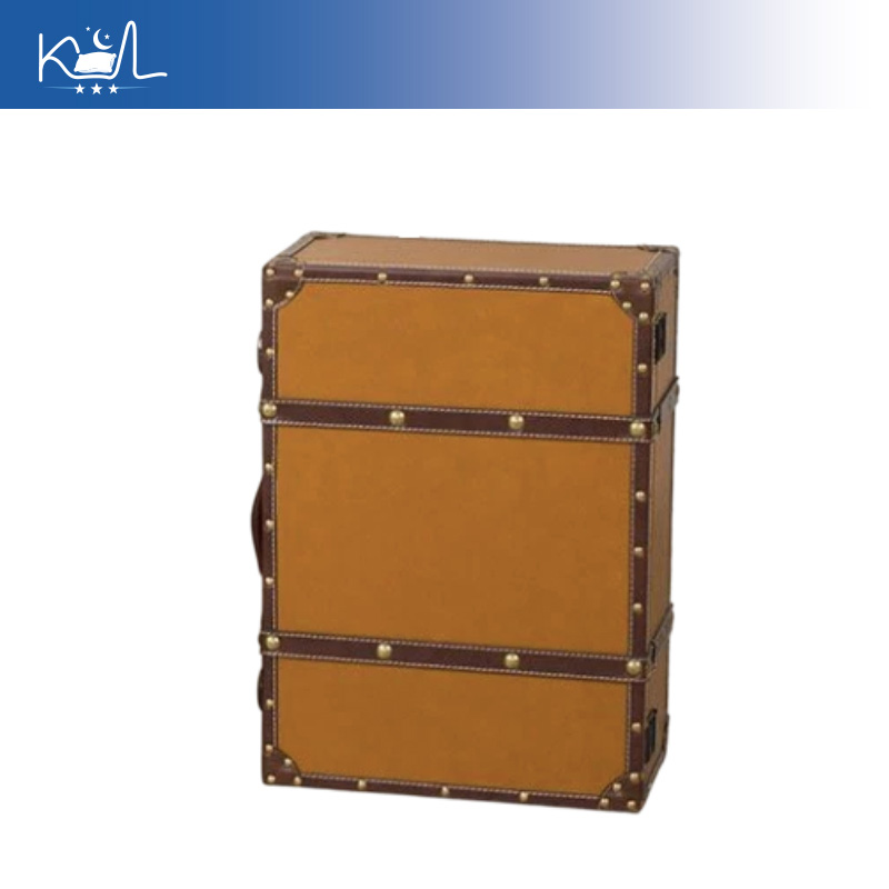 Vintage Orange Decorative Suit - Retro Vintage Trunk Suitcase recension och pris