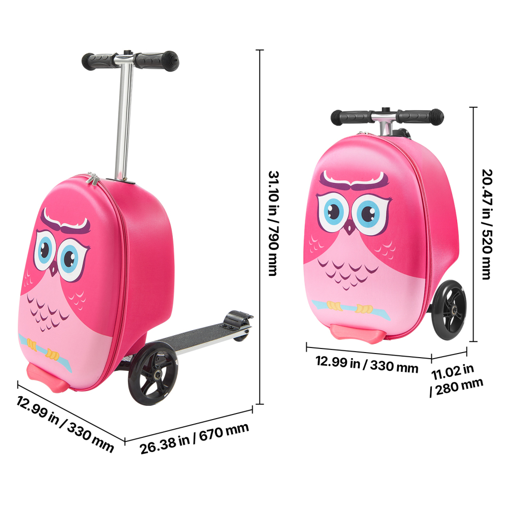 20 Inch Kids Ride on Scooter L - Kids Ride On Suitcase Scooter recension och pris