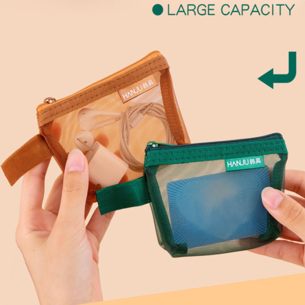 New Mesh Fabric Travel Grid Ba - Wallets recension och pris