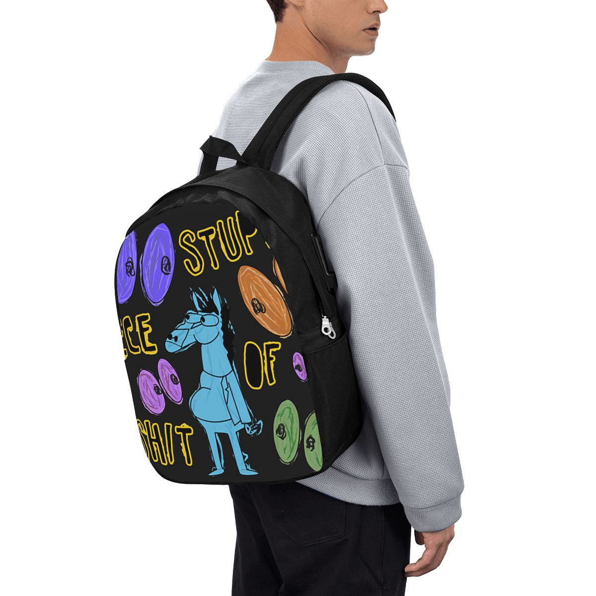 Cartoon Bojack Horseman Stupid - Travel Bags recension och pris