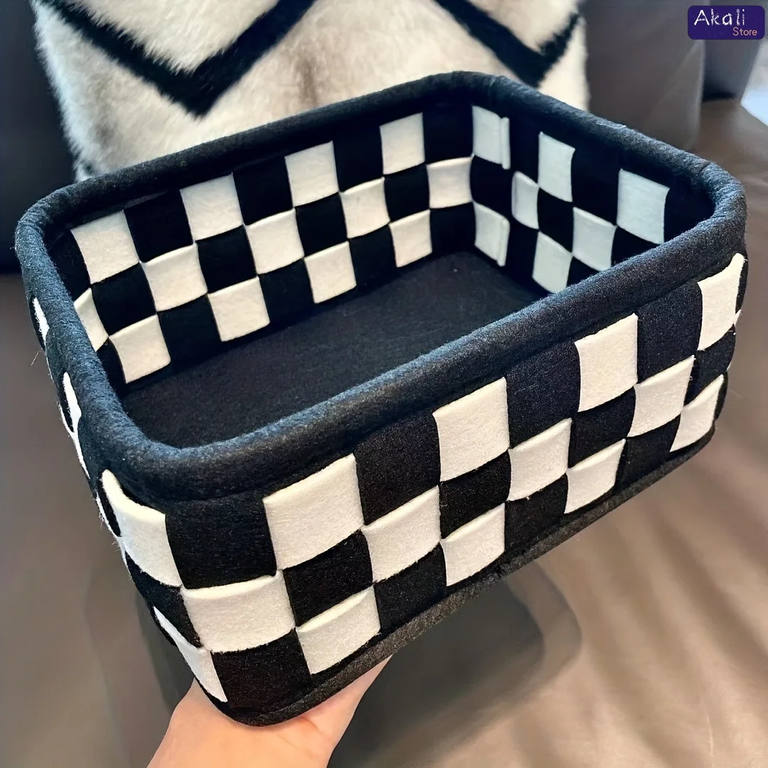 2026Black and White Checkered  - Cosmetic Bags recension och pris