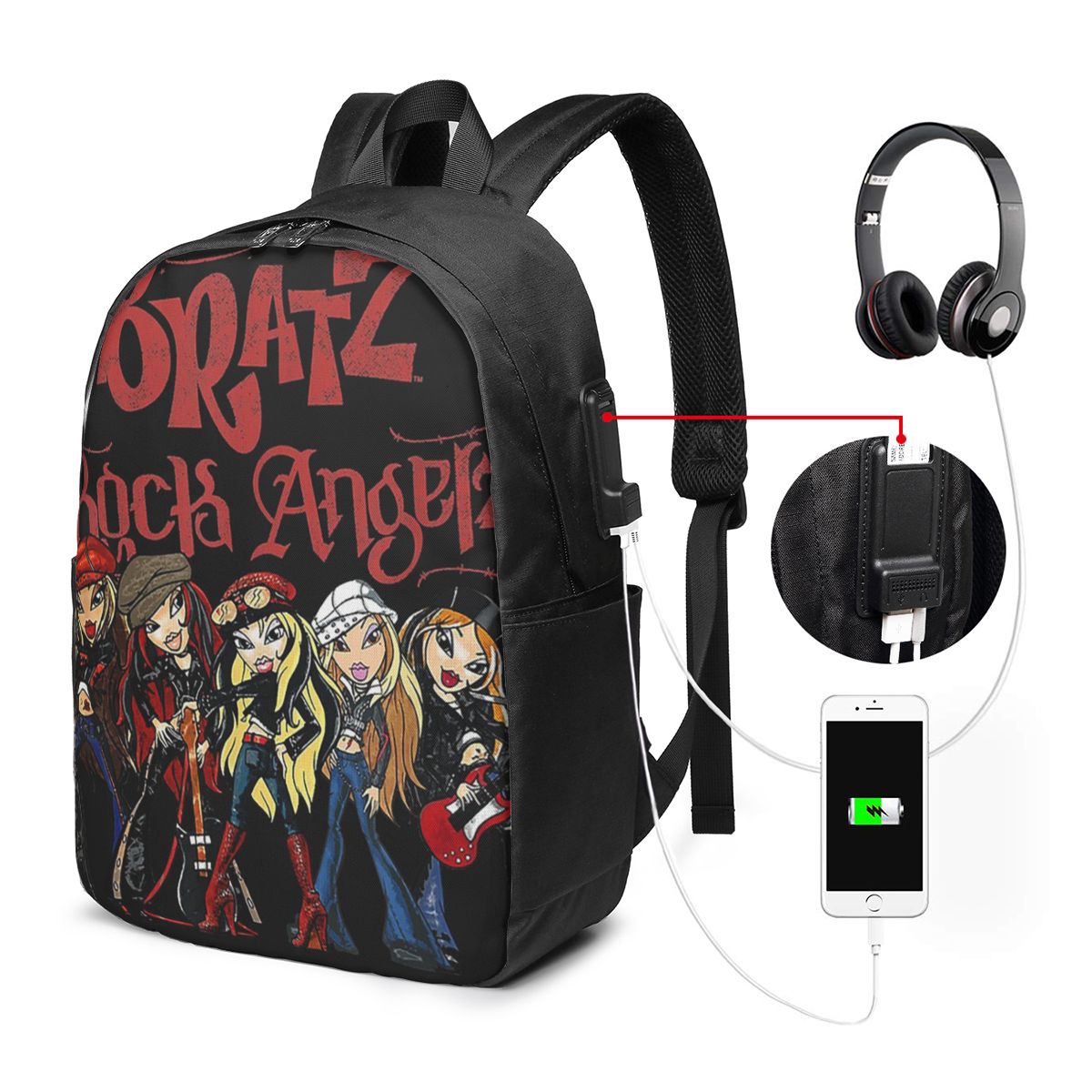 Bratz Rock Angelz Group Shot B - Backpacks recension och pris