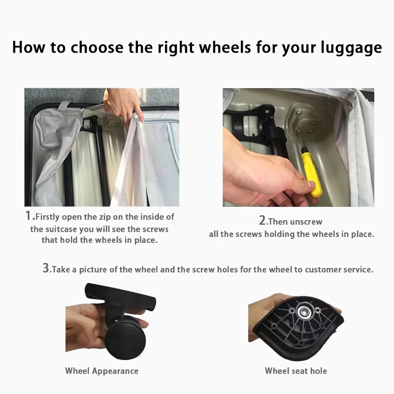 For 41Z# Luggage Spinner Wheel - Silent Replacement Luggage Wheels recension och pris