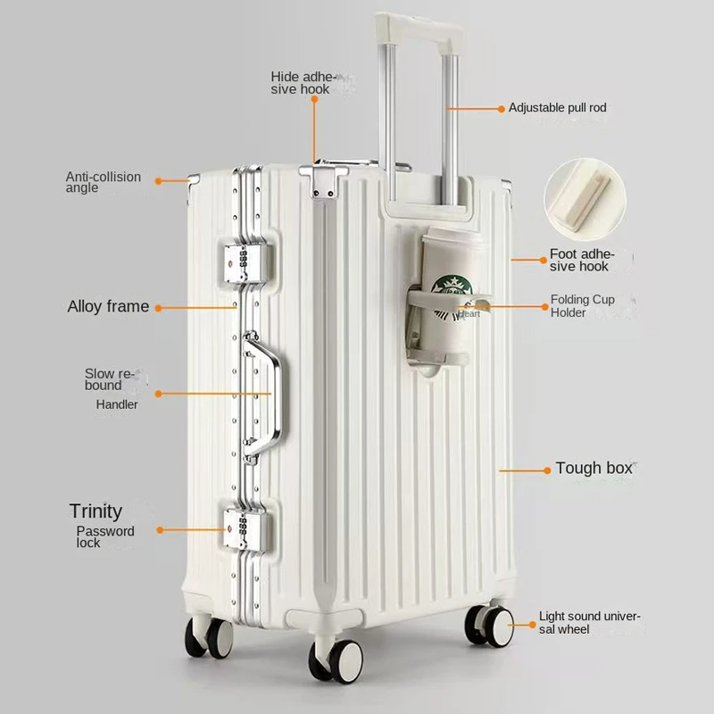 20-30 inch Update Hot Aluminum - Aluminum Frame Carry On Luggage recension och pris
