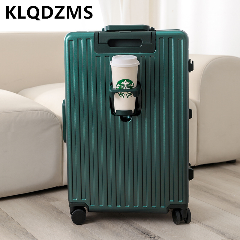 KLQDZMS Handheld Travel Suitca - Front Opening Laptop Luggage 24 Inch recension och pris