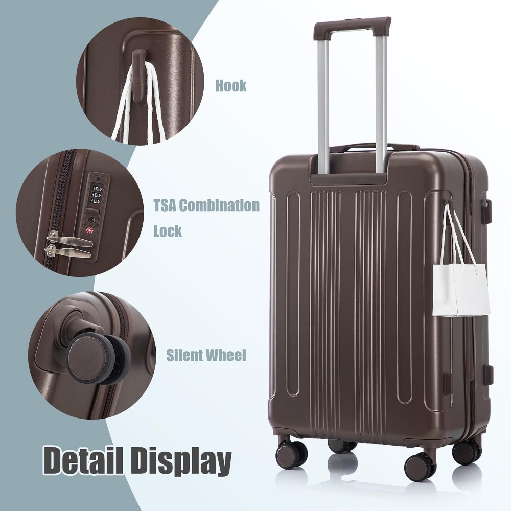 3 Piece Luggage Set Expandable - Expandable Hard Shell Luggage Set recension och pris