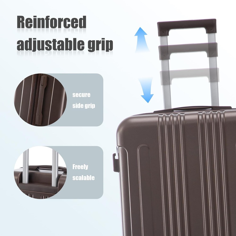 3 Piece Luggage Set Expandable - Expandable Hard Shell Luggage Set recension och pris